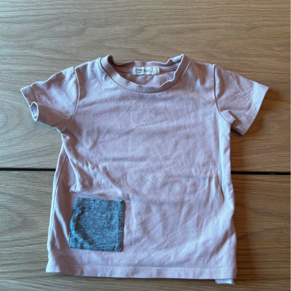 Mile the label Pink Cotton Tee kids toddler